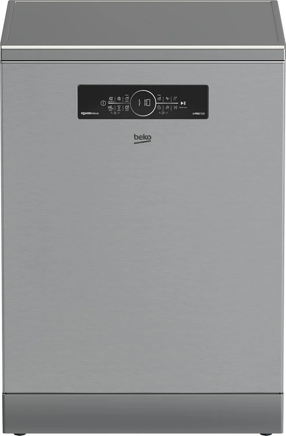 Beko BDFN36541XP, Opvaskemaskiner, 60 cm, opvaskemaskine 60 cm, fritstående og underoverflade i stand til 15 skræddersyede, Sølv, 3 v