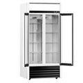 GGM Gastro, Drikkevarekøleskabe, Drivhuskøler 630 L med 2 glasdøre, Hvid, 630 L, 2 g, 925 mm, 695 mm