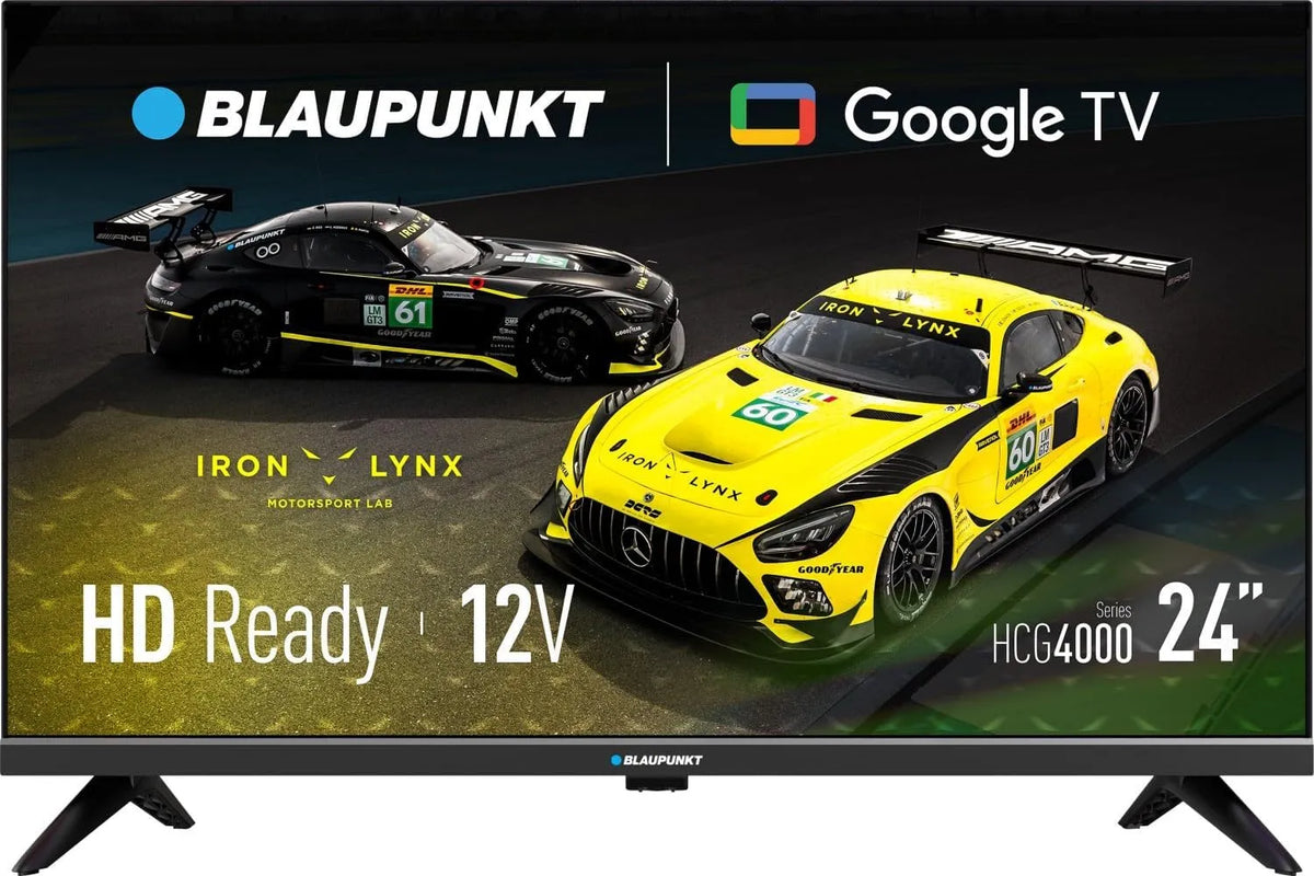 BLAUPUNKT DVB-C/S/S2/T/T2 24-Zoll, Bærbare TV'er, 24HCG4000S BLUPUNKT 24HCGISS 24- tommer 12 V Smart TV med DVB- C / S / S2 / T /, Sort, 12 V