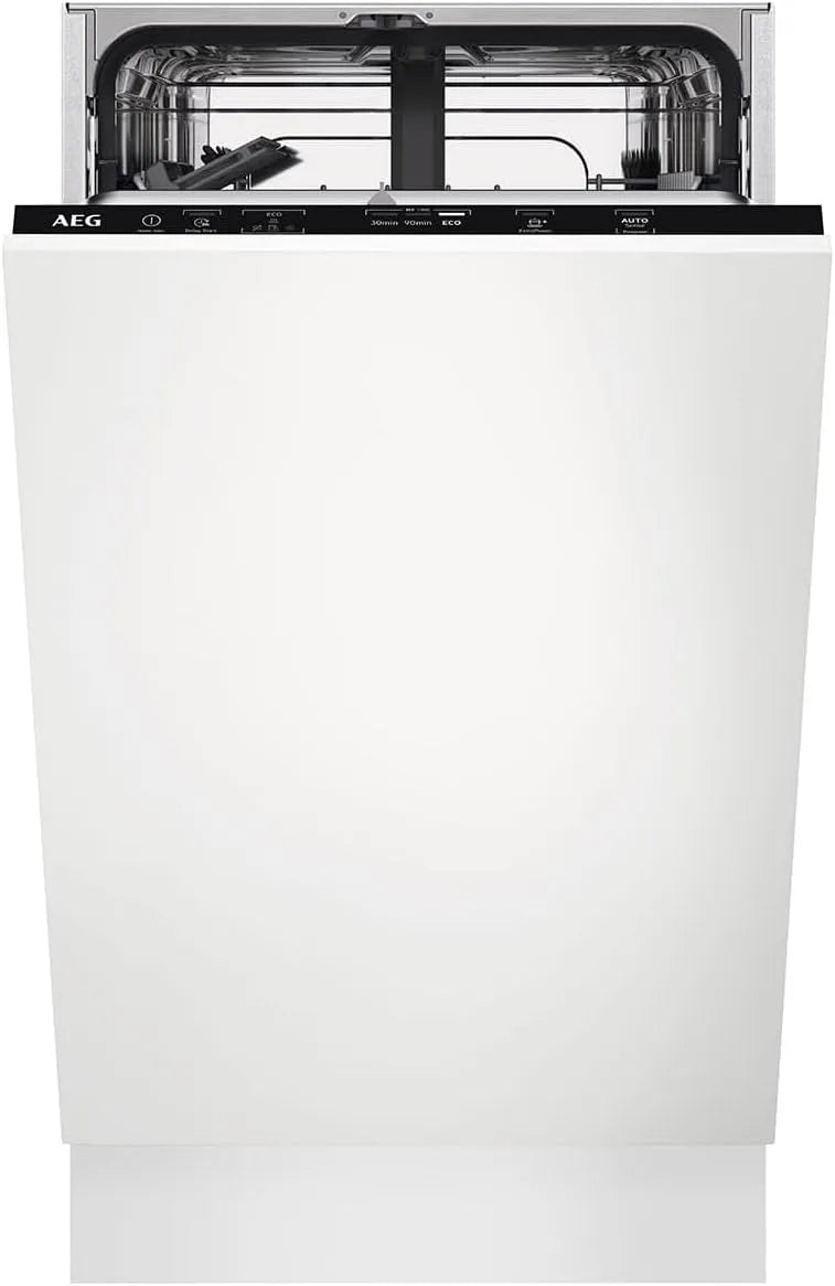 AEG FSE32407Z, Opvaskemaskiner, 60 cm, Fuldt integreret Bygnings- i Opvaskemaskine, Sølv, 45 cm
