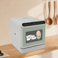 QWMEIYOU, Bordopvaskemaskiner, 41x46x46cm 6L Bordopvaskemaskine Bærbar Kompakt opvaskemaskine Mini, Hvid, 41x46x46cm, 6L, 1100W, 14 x 18