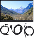 banapoy 12-Zoll-Monitorbildschirm 12-tommer, Skærme, skærm, 1920 X 1200 185 PPI, bærbar ekstern bærbar skærm med USB- C HD, Sort, 1920 X 1200