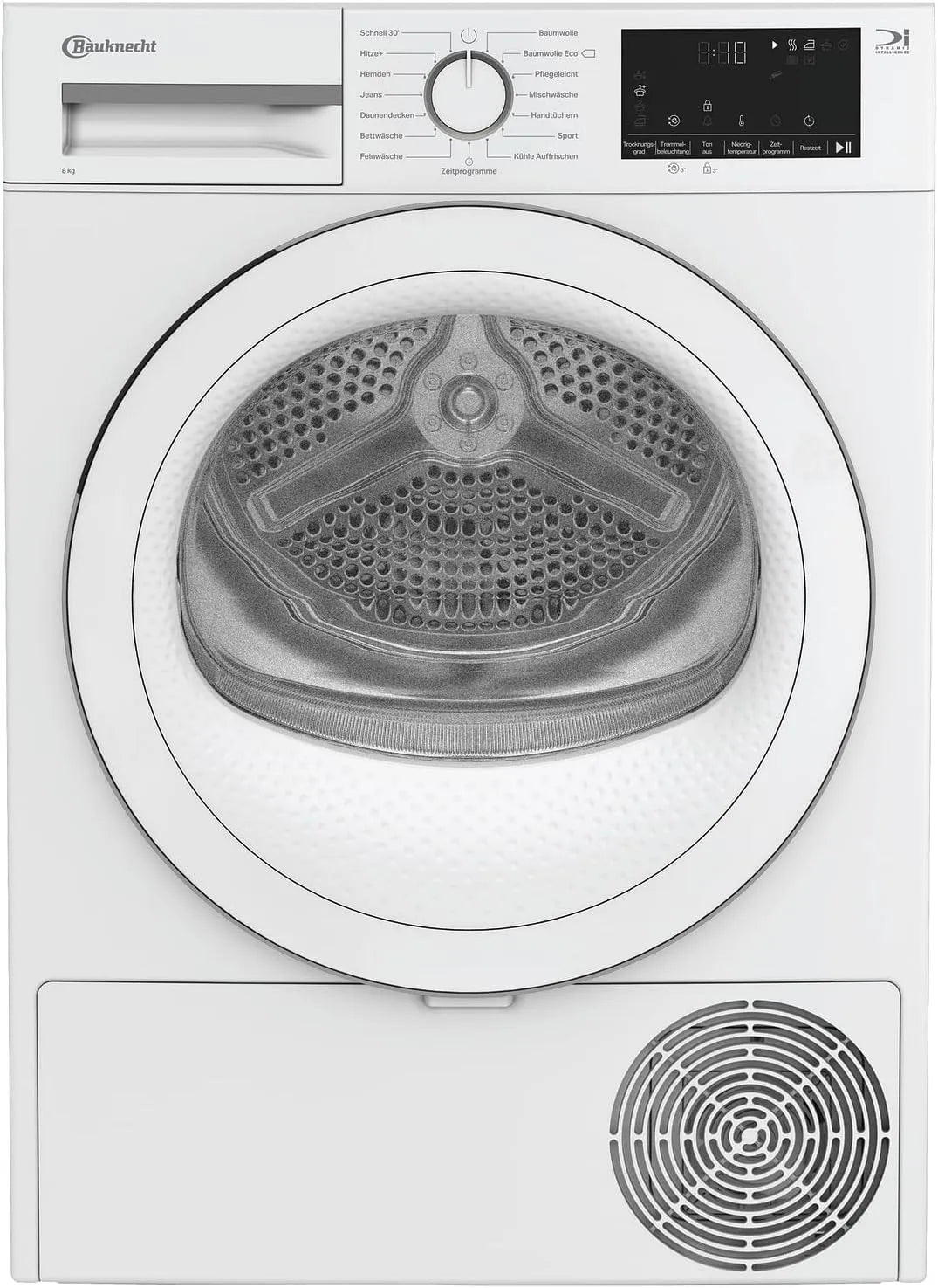 Bauknecht, Varmepumpetørretumblere, BT 84D WWS varmepumpe tørretumbler / 8 kg / EEK D / Præcision Dry - Intelligent, Sort, 8 kg