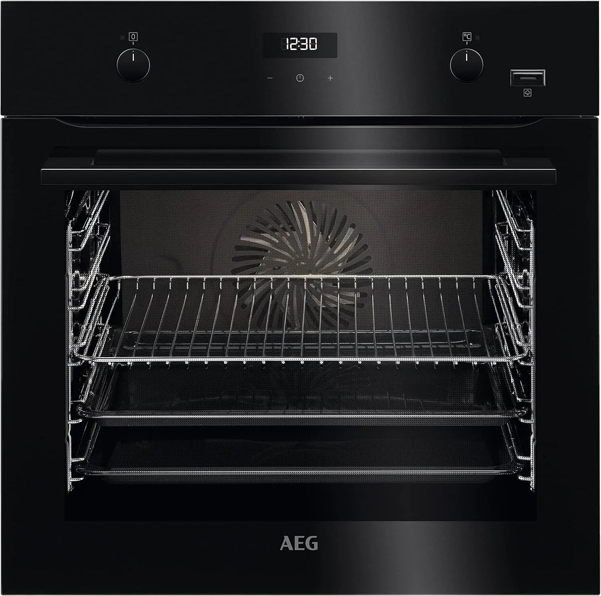 AEG BCS455020B, Ovne, Bygning-i ovn / SteamBake - med fugttilsætning / katalyse - nem rengøring /, Sort, 33cm, 38cm, 29cm