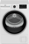 Beko B5T69219, Varmepumpetørretumblere, tørretumbler, 9 kg, frontloader varmepumpe tørretumbler, 15 programmer, sensor, Hvid