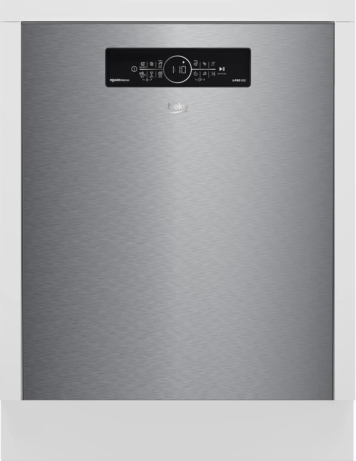 Beko BDDN36550XP, Opvaskemaskiner, 60 cm, opvaskemaskine 60 cm, understruktur, for 15 bespoke lofter, 6 programmer, 6, Sølv, 3 v, 30 cm