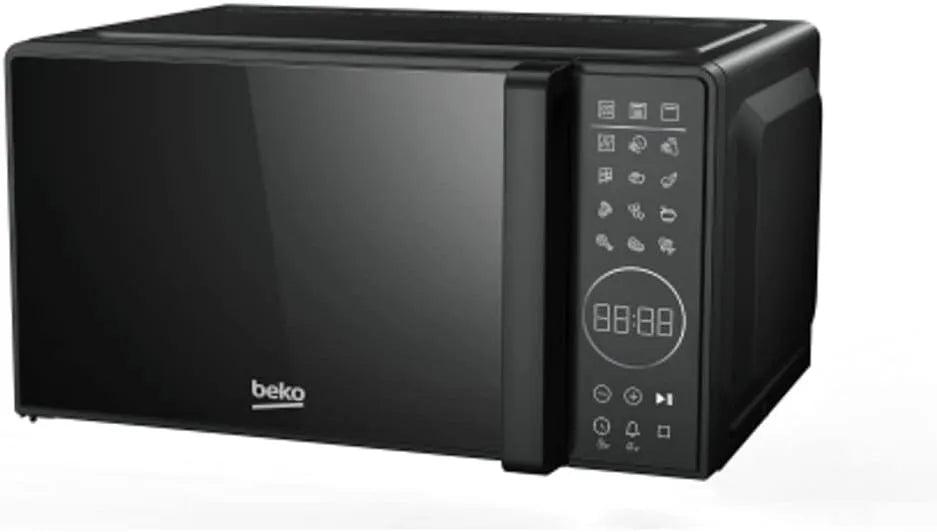 Beko MGC20130BFB, Mikrobølgeovne med grill, Mikrobølgeovn med grill 20 liter, 1000 W, digital timer, fritstående, 10, Sort, 20 l, 700 W
