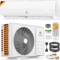 KESSER, Split-klimaanlæg, ® Split Air Conditioning Set Quick Connect - WiFi & App Air Conditioner med varme, Hvid, 18000 BTU, 5.3 kW, 9000 BTU