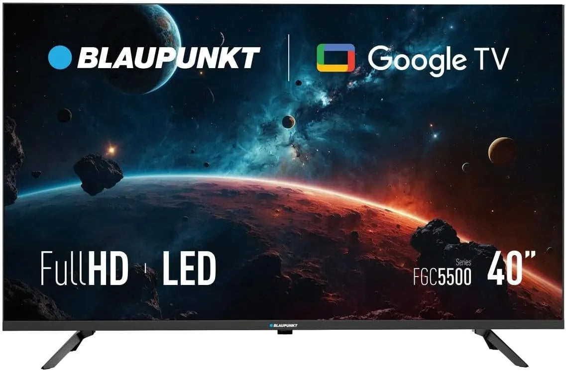 BLAUPUNKT 40-Zoll-Fernseher 40FGC5501S, 40FGC5501S BLUPUNKT40FGC5501S 40- tommer TV, Fuld HD 1080p, Smart TV med WiFi, Sort, FULL HD