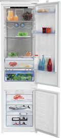 Beko BCNA306E5ZSN, Køle-/fryseskabe, Paved- køleskab / fryser, 284 l total kapacitet, Multizone, NoFrost, ProSmart, Hvid, 284 l, 32 dB, 25 kg