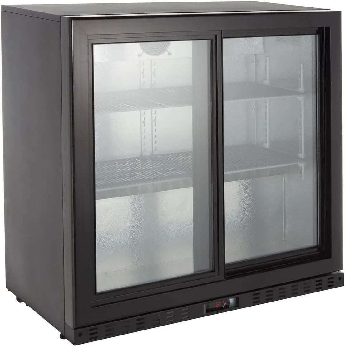 GastroHero BKS-230ST, Barkøleskabe, Bar Køleskab 218 L, 4 etager, Sort BKS, Sort, 218 L