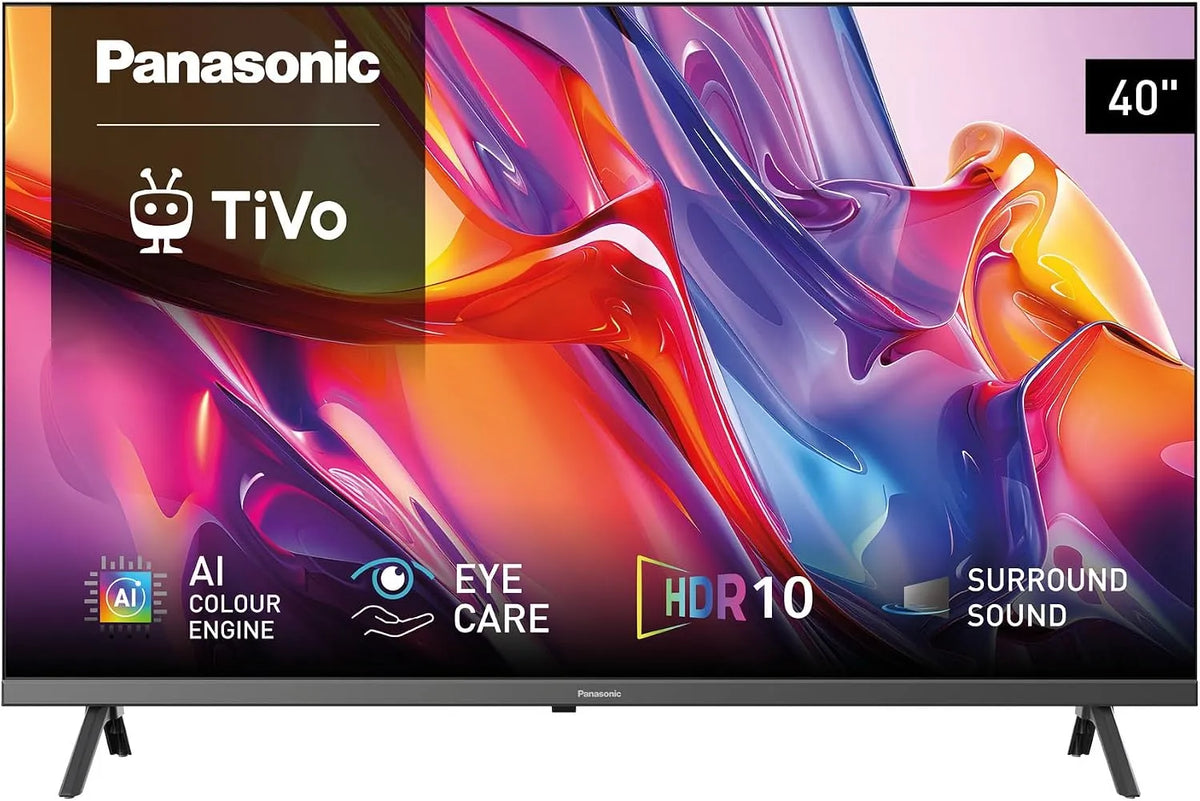 Panasonic TB-40S45C, Bærbare TV'er, TB, Full HD-LED-tv, TiVo Smart-tv, Sort, Full HD