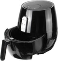 YRPEVFGAS, Airfryere, Air Fryer, 1400W 5.2L Health Food Cooler Herd Smart Touch LCD Airfrier Pizza Oil, Sort, 1400W, 5.2L, 360 g
