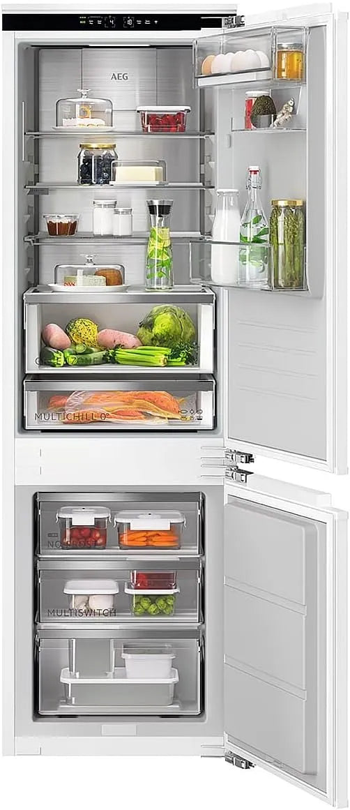 AEG EK9D18C, Køle-/fryseskabe, Kogt i Køleskab Freezer, Hvid, 178 cm